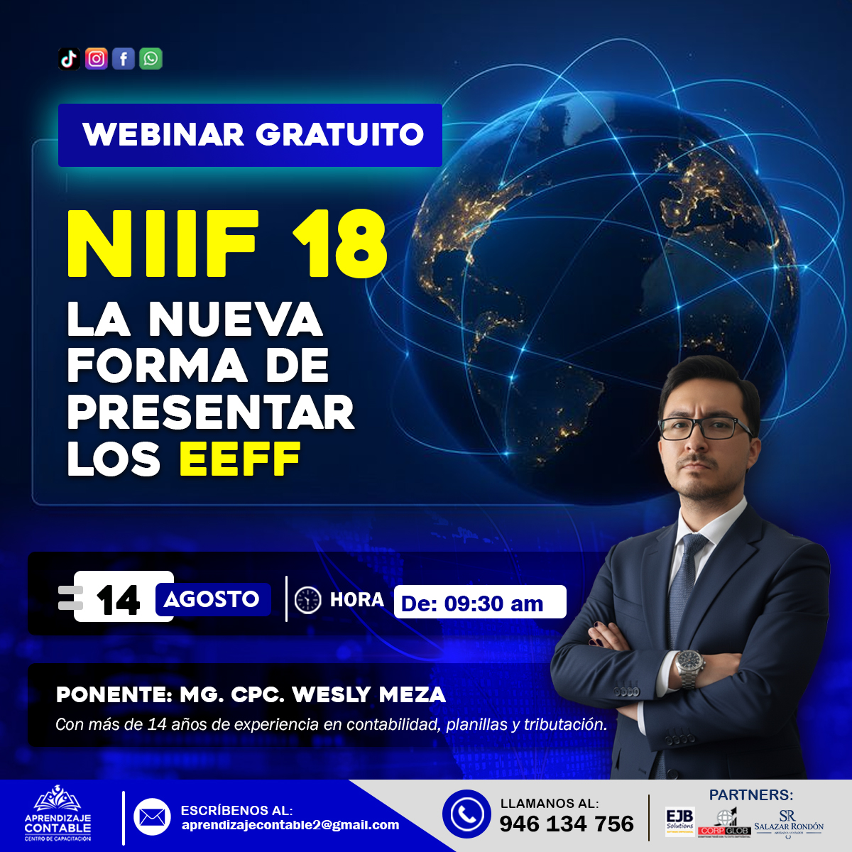 Webinar NIIF 18- LA NUEVA FORMA DE PRESENTAR LOS EEFF
